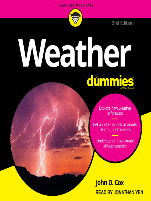 Title details for Weather For Dummies by John D. Cox - Available